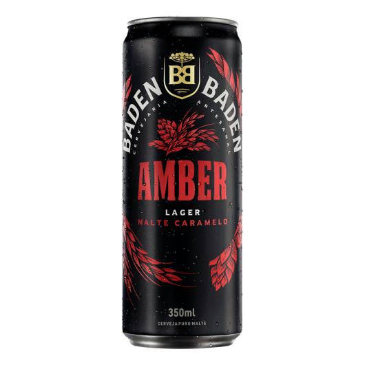 Cerveja Amber Lager Baden Baden Malte Caramelo Lata 350ml - Imagem em destaque