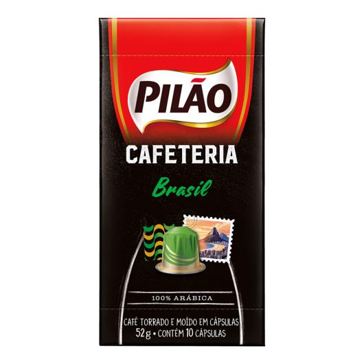 Café em Cápsula Pilão Cafeteria Brasil 52g 10 Unidades - Imagem em destaque