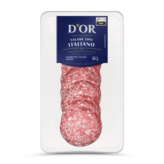 Salame Tipo Italiano D'or Fatiado 80g - Imagem em destaque