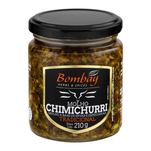 Molho Chimichurri Tradicional Bombay Herbs & Spices Vidro 210g - Imagem em destaque