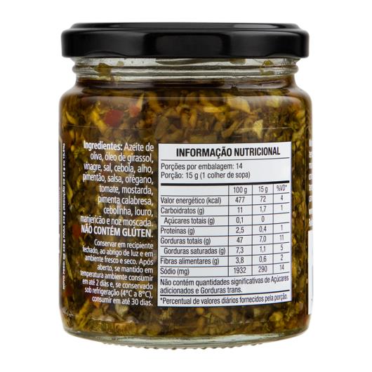Molho Chimichurri Tradicional Bombay Herbs & Spices Vidro 210g - Imagem em destaque