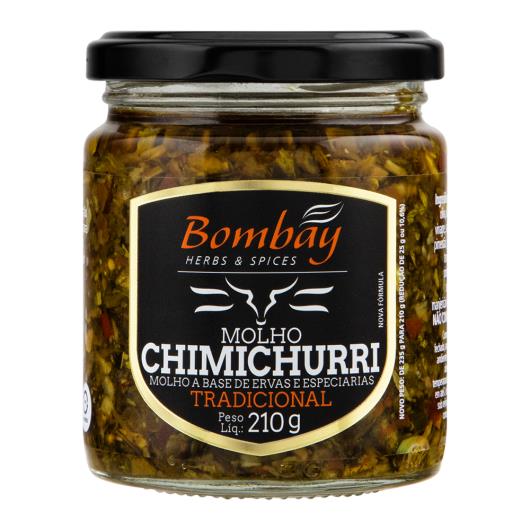 Molho Chimichurri Tradicional Bombay Herbs & Spices Vidro 210g - Imagem em destaque