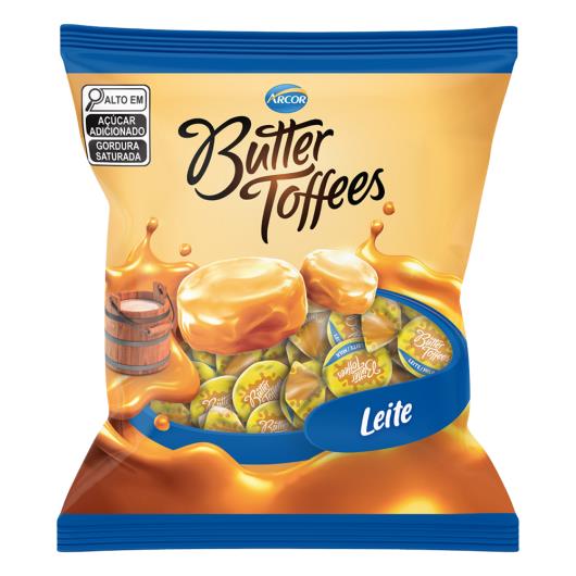 Bala Butter Toffees Leite Pacote 90g - Imagem em destaque