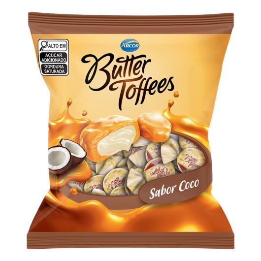 Bala Butter Toffees Coco Pacote 90g - Imagem em destaque