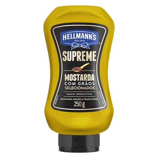 Mostarda Hellmann's Supreme Grãos Selecionados Squeeze 250g - Imagem em destaque