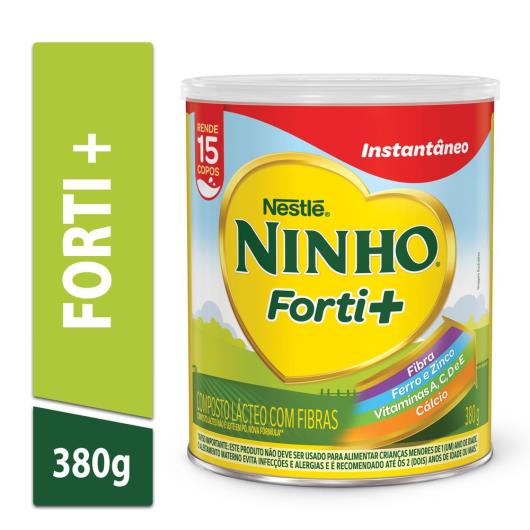 Composto Lácteo NINHO Forti+ Lata 380g - Imagem em destaque