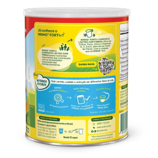 Composto Lácteo NINHO Forti+ Lata 380g - Imagem em destaque