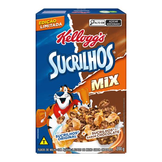 Cereal Matinal Kellogg's Sucrilhos Mix Original e Chocolate Caixa 200g - Imagem em destaque