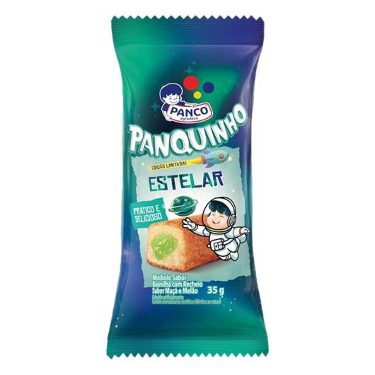 Minibolo Estelar Panco Baunilha Recheio Maçã e Melão Edição Limitada Pacote 35g - Imagem em destaque