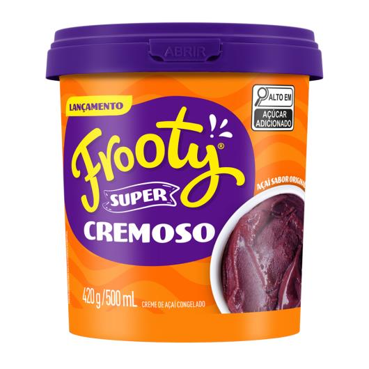Açaí Original Frooty Super Cremoso Pote 500ml - Imagem em destaque
