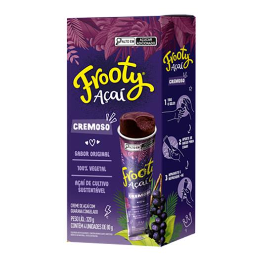 Açaí Cremoso Frooty com Guaraná 320g 4un - Imagem em destaque
