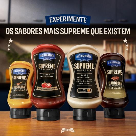 Molho barbecue supreme Hellmann's squeeze 280g - Imagem em destaque