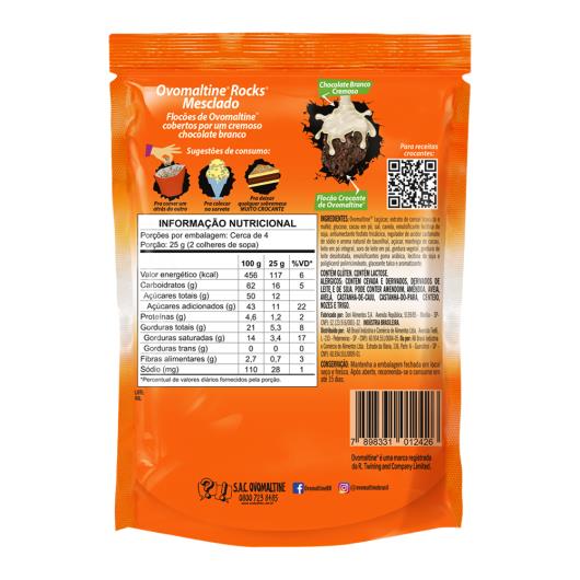 Flocos rocks mesclado Ovomaltine sachê 110g - Imagem em destaque