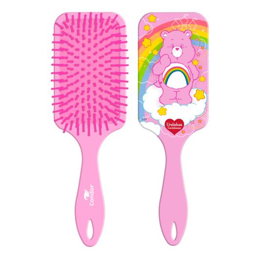 Escova para Cabelo Raquete Ursinhos Carinhosos com Pelúcia Condor - Imagem em destaque