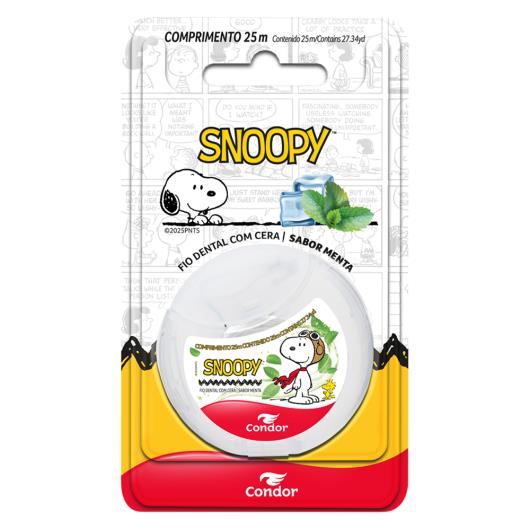 Fio Dental Menta Condor Snoopy com Cera 25m - Imagem em destaque