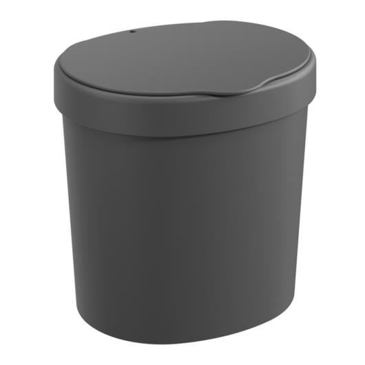 Lixeira Cinza com Tampa Coza 2,5l - Imagem em destaque