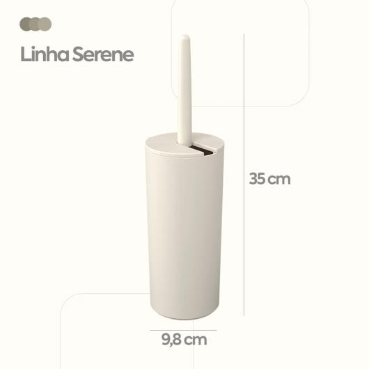 Escova Sanitária Light Gray Coza Serene Unidade - Imagem em destaque