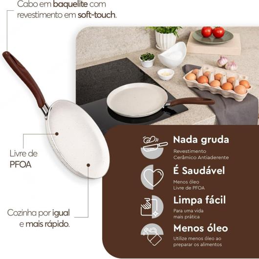 Tapioqueira Brinox Ceramic Life 22cm - Imagem em destaque