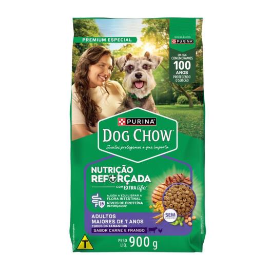 Alimento para cães adulto carne e frango Dog Chow 900g - Imagem em destaque