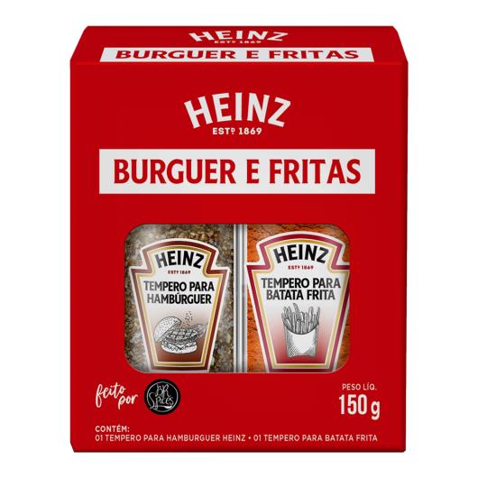 Kit Tempero Heinz BR Spices para Hambúrguer 80g e Batata Frita 70g - Imagem em destaque