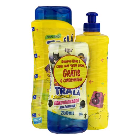 Kit Shampoo + Creme para Pentear sem embaraço Tra Lá Lá Kids grátis condicionador 250ml Unidade - Imagem em destaque