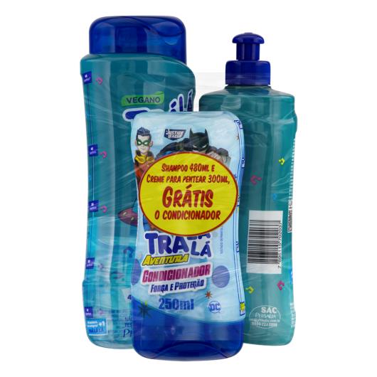 Kit Shampoo + Creme para Pentear força e proteção Tra Lá Lá Kids grátis condicionador 250ml Unidade - Imagem em destaque
