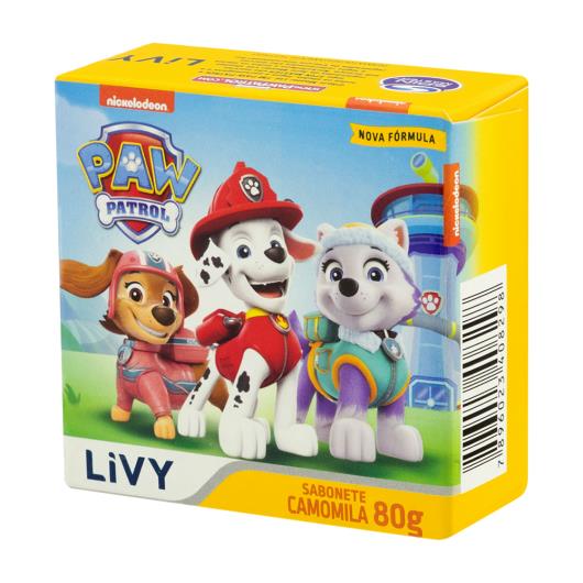 Sabonete em barra paw patrol camomila Livy 80g - Imagem em destaque