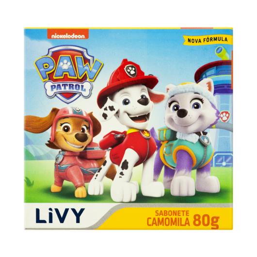Sabonete em barra paw patrol camomila Livy 80g - Imagem em destaque