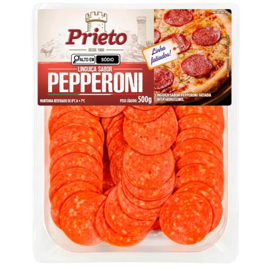 Linguiça pepperoni Prieto 500g - Imagem em destaque