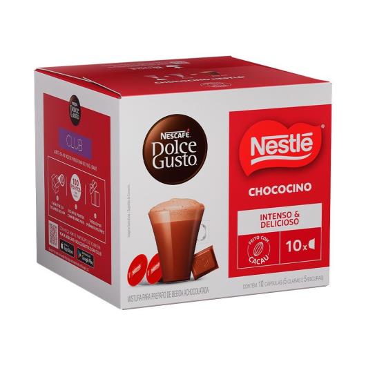 Cápsula de achocolatado chococcino Nescafé Dolce Gusto 10 unidades 155g - Imagem em destaque