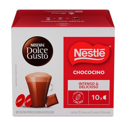 Cápsula de achocolatado chococcino Nescafé Dolce Gusto 10 unidades 155g - Imagem em destaque