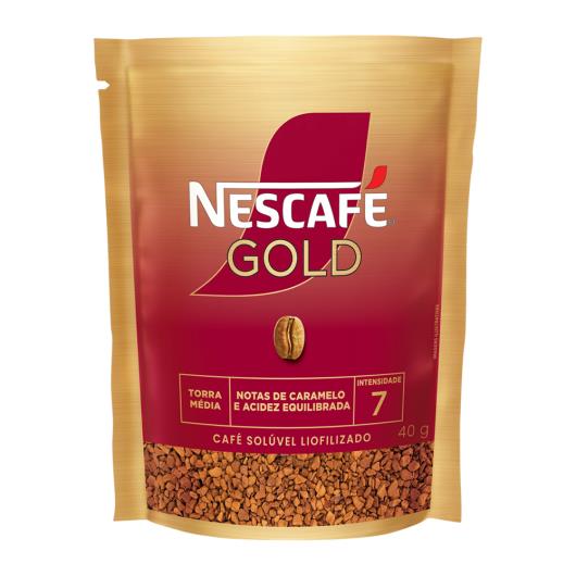 Café solúvel gold liofilizado Nescafé sachê 40g - Imagem em destaque