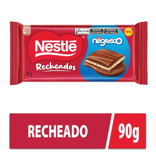 Chocolate NESTLÉ NEGRESCO Recheado 90g Tablete - Imagem em destaque