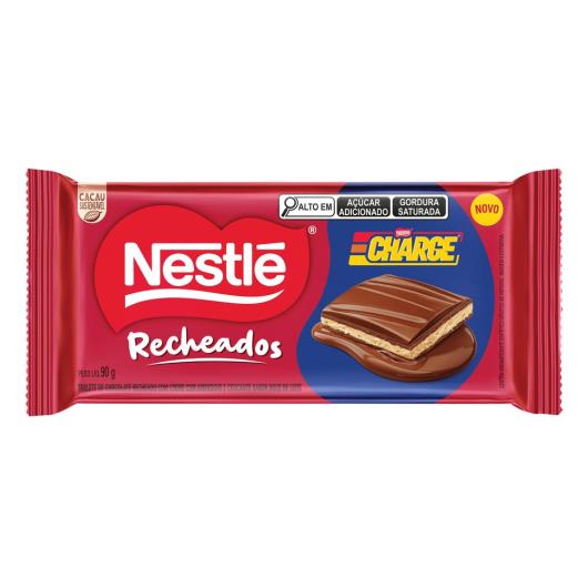 Chocolate NESTLÉ CHARGE Recheado 90g Tablete - Imagem em destaque