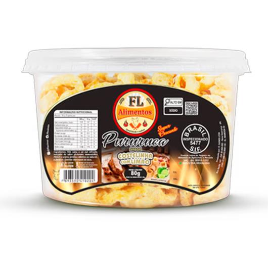 Pururuca costela com limão FL Alimentos 80g - Imagem em destaque