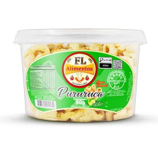 Pururuca limão FL Alimentos 80g - Imagem em destaque
