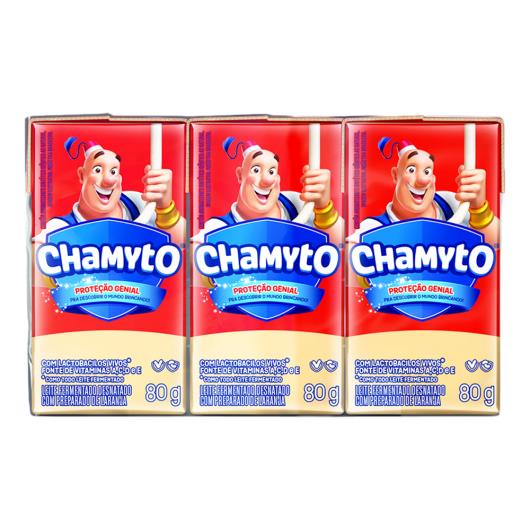 Leite Fermentado Chamyto Pack 6 Unidades 80g Cada - Imagem em destaque