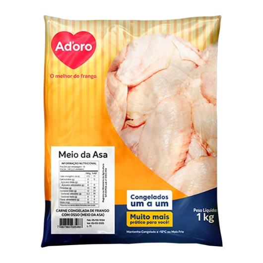 Meio da asa de frango Adoro congelado 1kg - Imagem em destaque