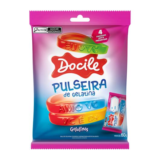 Bala de gelatina pulseira Docile 60g - Imagem em destaque