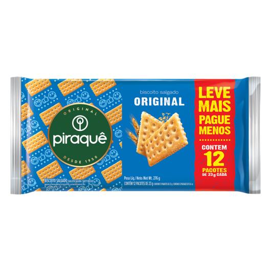 Biscoito salgado original Piraquê Leve mais pague menos 276g - Imagem em destaque
