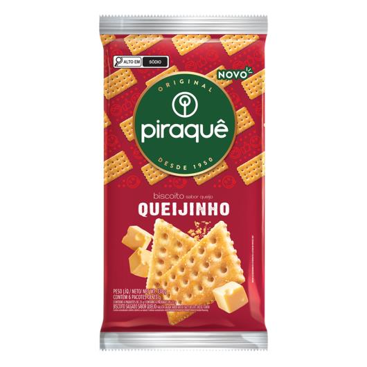 Biscoito salgado queijinho Piraquê 138g - Imagem em destaque