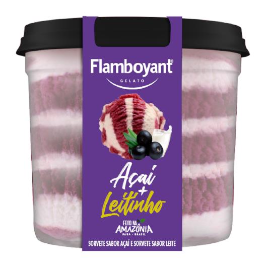 Gelato açái+leitinho Flamboyant 900g - Imagem em destaque