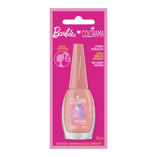 Esmalte Cremoso Chic Barbie Colorama 8ml - Imagem em destaque