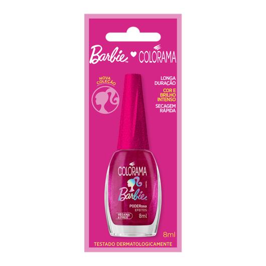 Esmalte Cintilante Efeitos Poderosa Barbie Colorama 8ml - Imagem em destaque