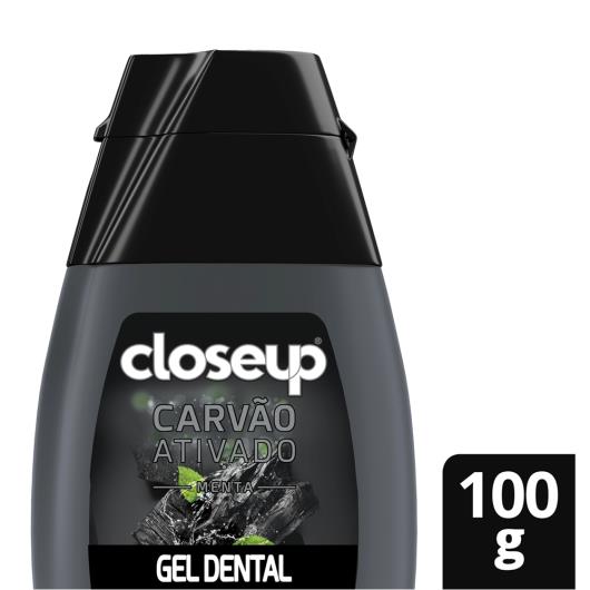 Gel Dental Carvão Ativado Menta Closeup 100g - Imagem em destaque