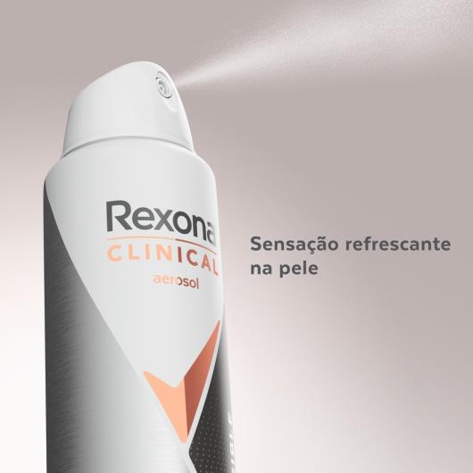 Antitranspirante Aerossol Invisible Rexona Clinical 150ml - Imagem em destaque