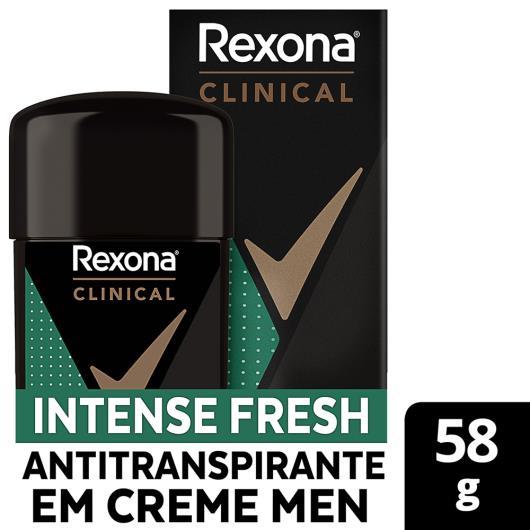 Desodorante men clinical invisible intense fresh Rexona 58g - Imagem em destaque