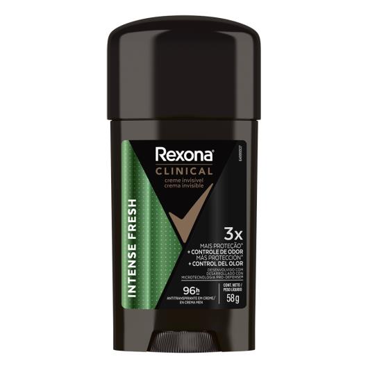 Desodorante men clinical invisible intense fresh Rexona 58g - Imagem em destaque