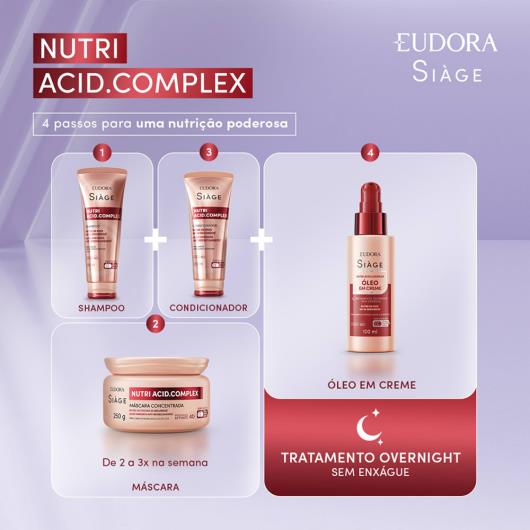 Condicionador Nutri Acid.Complex Eudora Siage Bisnaga 200ml - Imagem em destaque