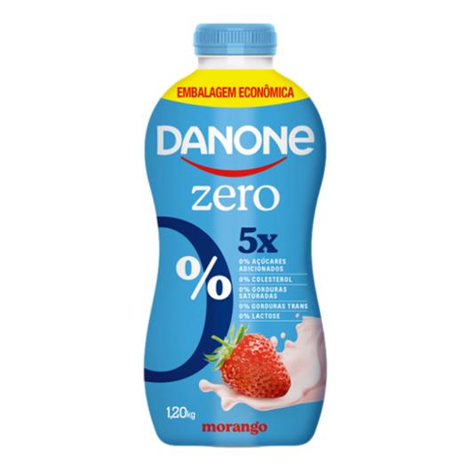 Iogurte zero morango Danone Embalagem econômica 1,20kg - Imagem em destaque